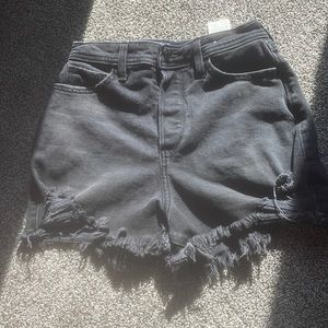These are black Hollister size 1 shorts